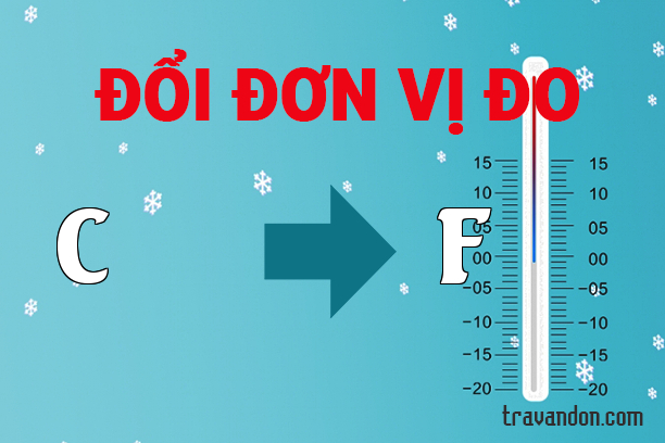Quy đổi từ Độ °C sang Độ °F (C → F)