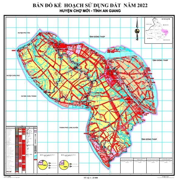 Bản đồ quy hoạch huyện Chợ Mới