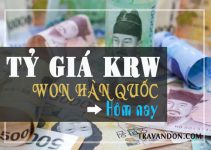 Tỷ giá KRW (Won Hàn Quốc)
